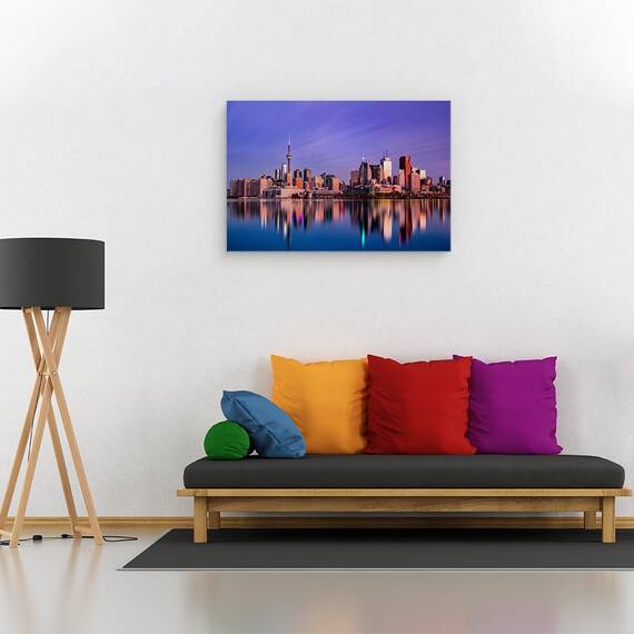 Tablou Canvas - Rasarit De Soare In Toronto, Marime: 80 x 120 cm - 4- Roveli