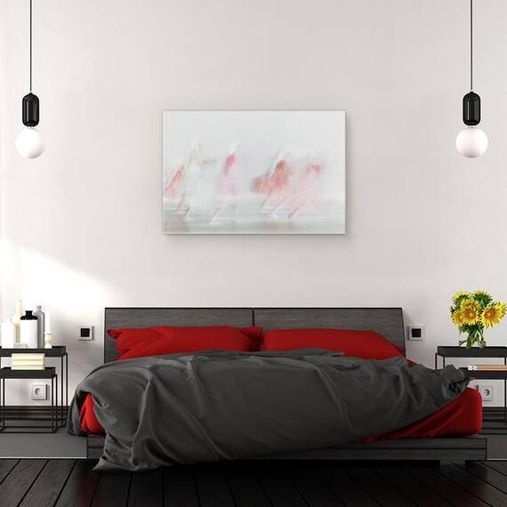Tablou Canvas - Rosu In Lumina, Marime: 80 x 120 cm - 3- Roveli