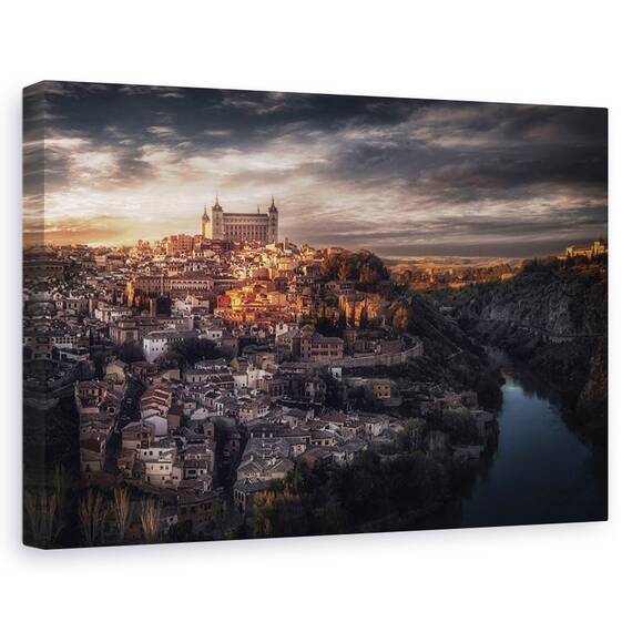 Tablou Canvas - Toledo, Marime: 80 x 120 cm - - Roveli