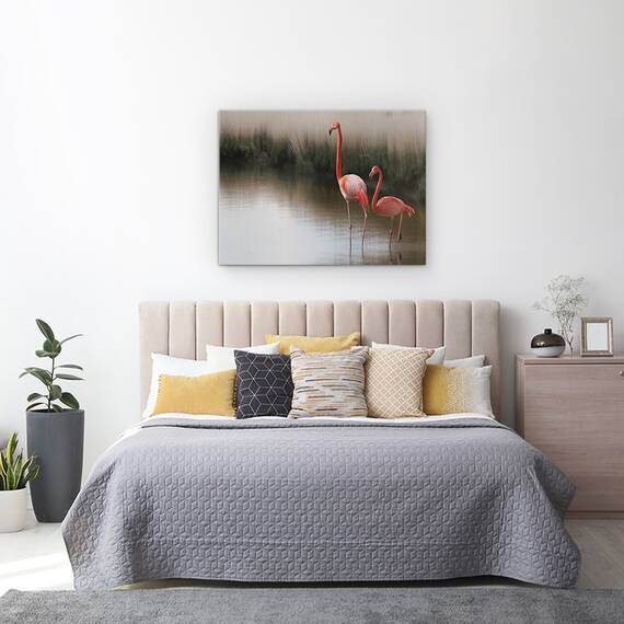 Tablou Canvas - Atat De Zen, Pereche, Flamingo, Marime: 50 x 70 cm - 3- Roveli