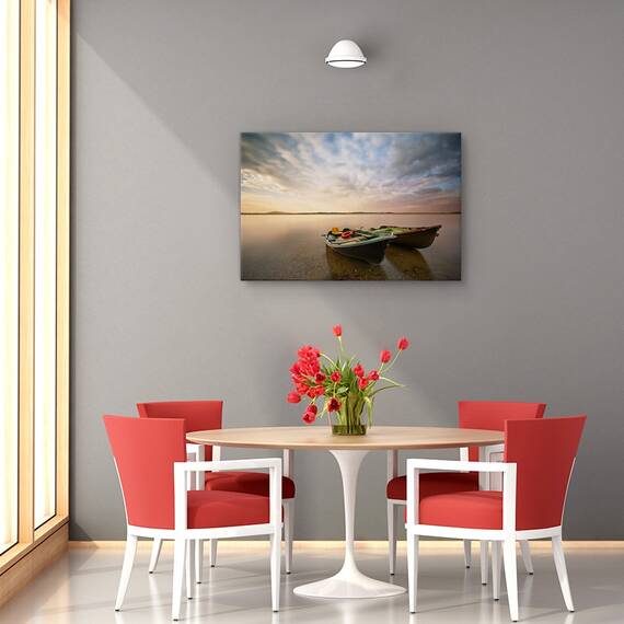Tablou canvas - Barci, Peisaj, Calm, Linistit, Senina, Marime: 40 x 60 cm - 4- Roveli