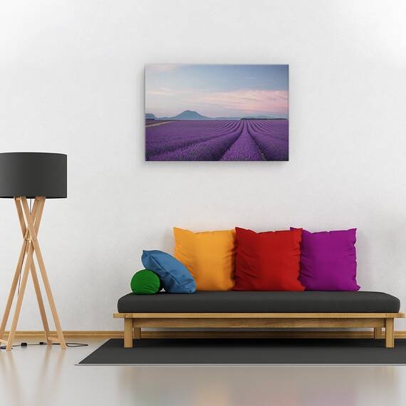 Tablou canvas - Camp de lavanda, Peisaj, Flori, Franta, Marime: 40 x 60 cm - 2- Roveli