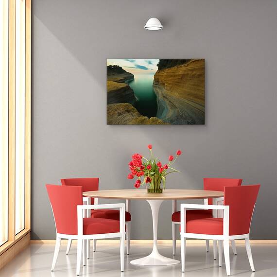 Tablou canvas - Canal D'Amour, Peisaj, Coasta, Corfu, Grecia, Marime: 40 x 60 cm - 4- Roveli