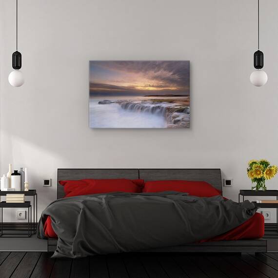 Tablou canvas - Cascada, Peisaj, Ocean, Coasta, Marime: 40 x 60 cm - 3- Roveli