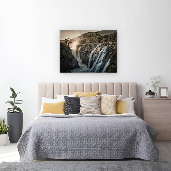 Tablou Canvas - Cascade Sacre, Peisaj, Apa, Africa, Baobab, Marime: 50 x 70 cm - 3- Roveli