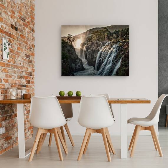 Tablou Canvas - Cascade Sacre, Peisaj, Apa, Africa, Baobab, Marime: 50 x 70 cm - 4- Roveli