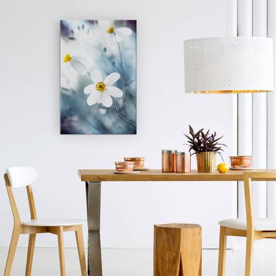 Tablou Canvas - Cosmosul, Macro, Vara, Cosmos, Delicat, Delicate, Marime: 60 x 90 cm - 4- Roveli