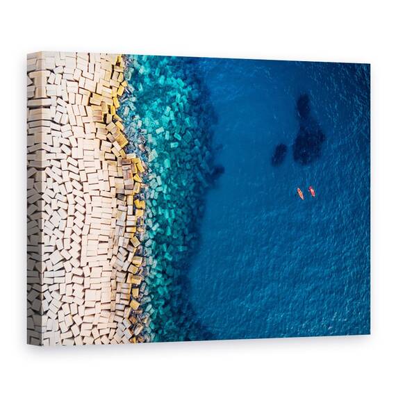 Tablou Canvas - De Sus II, Drona, Aerial, Dji, Phantom, Peisaj, Marime: 50 x 70 cm - - Roveli