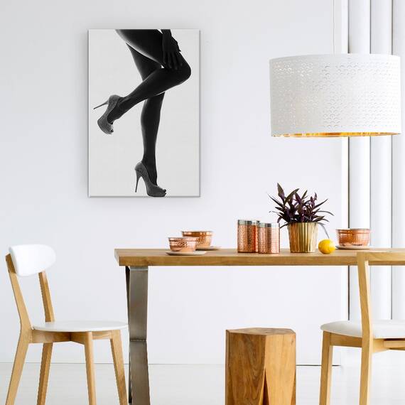 Tablou Canvas - Dulcea Mangaiere A Amurgului, Portret, Contrast, Simplu, Simplitate, Minimalism, Marime: 60 x 90 cm - 4- Roveli