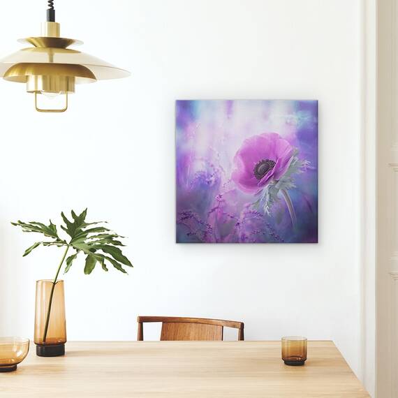 Tablou Canvas - Ecstasy, Violet, Floare, Ecstasy, Flori, Flora, Marime: 60 x 60 cm - 4- Roveli