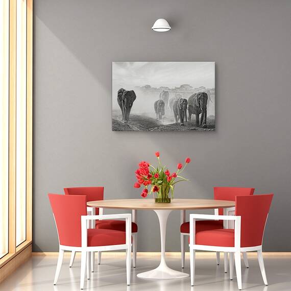 Tablou canvas - Flori, Buchet Colorat, Pictura, Marime: 40 x 60 cm - 4- Roveli