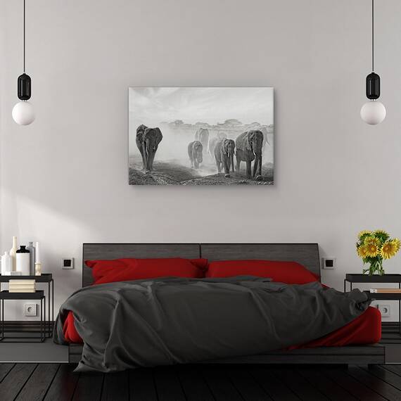 Tablou canvas - Flori, Buchet Colorat, Pictura, Marime: 80 x 120 cm - 3- Roveli