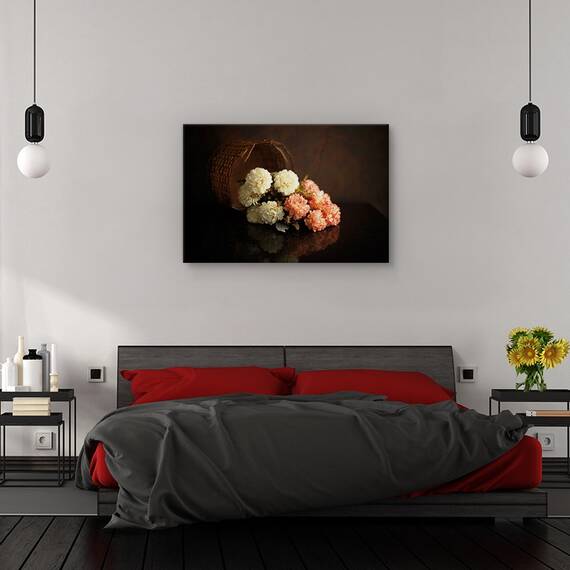 Tablou canvas - Flori, Natura moarta, Lumina, Marime: 60 x 90 cm - 3- Roveli