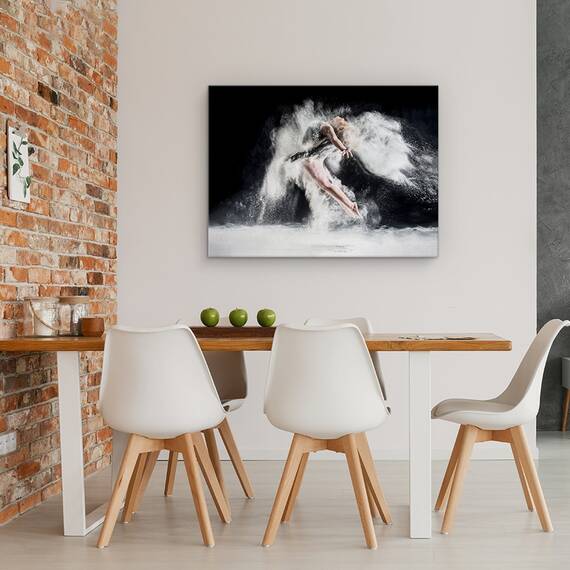 Tablou Canvas - Frenezie, Miscare, Femeie, Dansatoare, Interpret, Marime: 50 x 70 cm - 4- Roveli