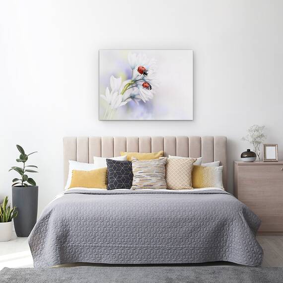 Tablou Canvas - Gargarite, Buburuza, Floare, Marime: 50 x 70 cm - 3- Roveli