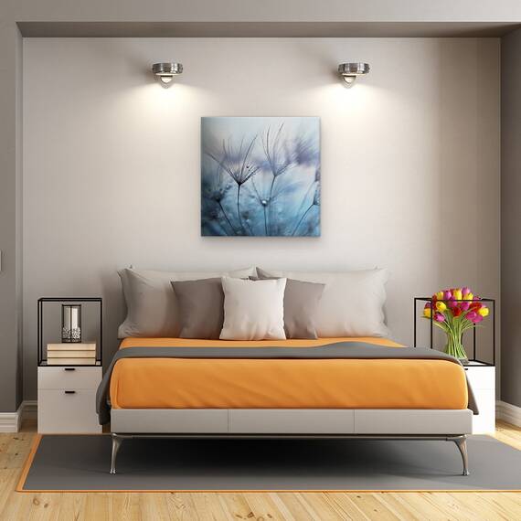 Tablou Canvas - Lacrimi, Picaturi, Roua, Picaturi, Abstract, Pene, Marime: 60 x 60 cm - 3- Roveli