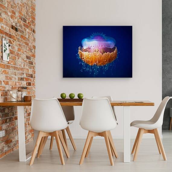 Tablou Canvas - Meduza, Maldive, Albastru, Violet, Marime: 60 x 80 cm - 4- Roveli