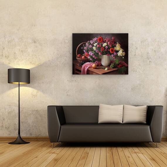 Tablou Canvas - Natura Moarta Colorata 1, Marime: 50 x 70 cm - 2- Roveli