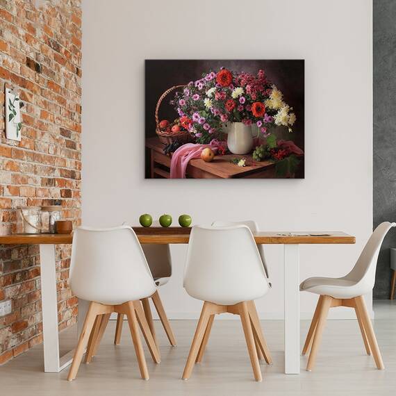 Tablou Canvas - Natura Moarta Colorata 1, Marime: 50 x 70 cm - 4- Roveli