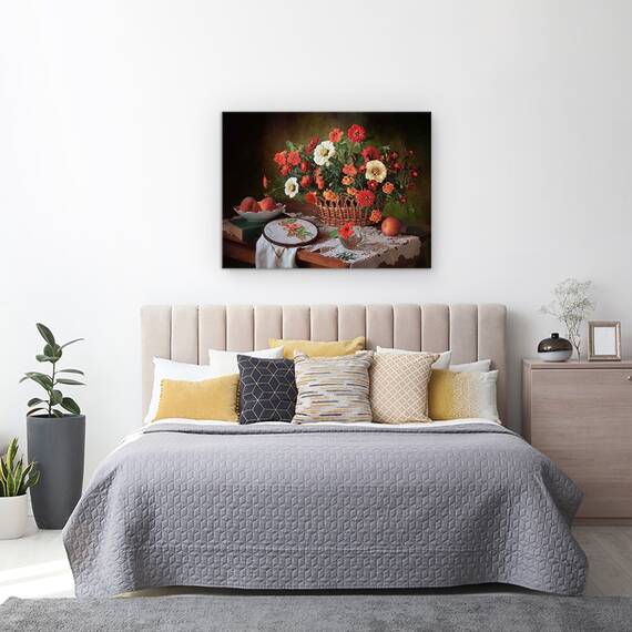 Tablou Canvas - Natura Moarta Colorata 3, Marime: 50 x 70 cm - 3- Roveli