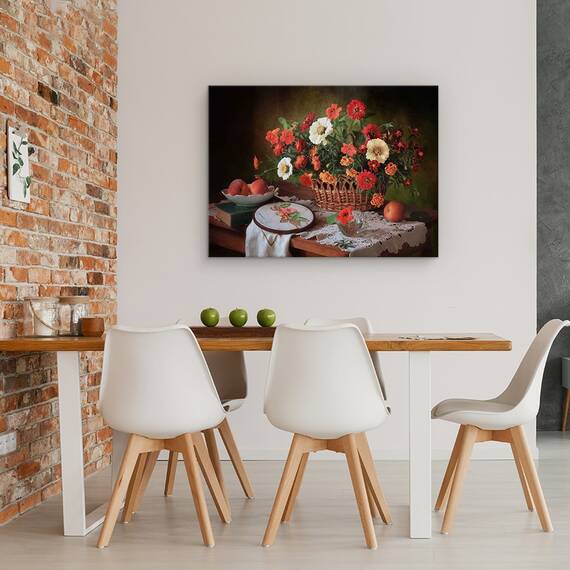 Tablou Canvas - Natura Moarta Colorata 3, Marime: 50 x 70 cm - 4- Roveli
