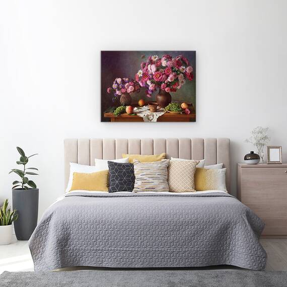 Tablou Canvas - Freedoom, Buburuza, Smoc Pufos, Macro, Papadie, Floare, Marime: 50 x 70 cm - 3- Roveli