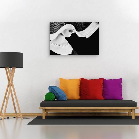 Tablou canvas - Orbitele lui Venus, Portret, Palarie, Femeie, Moda, Marime: 40 x 60 cm - 2- Roveli