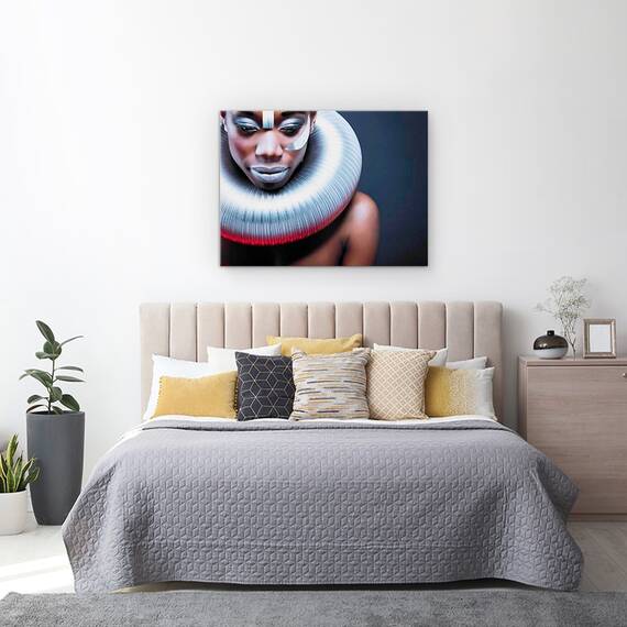Tablou Canvas - Regina De Gheata, Portret, Moda, Metal, Marime: 50 x 70 cm - 3- Roveli