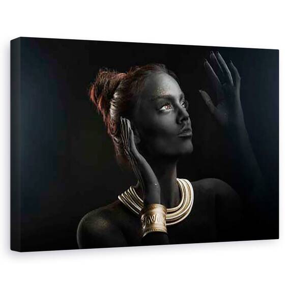 Tablou canvas - Sofia, Portret, Colier, Bijuterii, Femeie, Marime: 40 x 60 cm - - Roveli