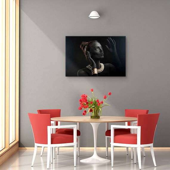 Tablou canvas - Sofia, Portret, Colier, Bijuterii, Femeie, Marime: 40 x 60 cm - 4- Roveli
