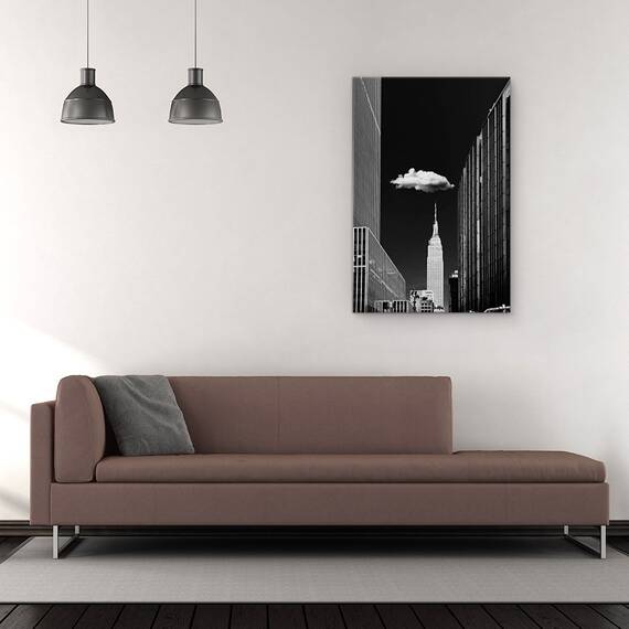 Tablou Canvas - Un Singur Nor, Oras, Strada, Turism, Peisaj Urban, Arhitectura, Marime: 60 x 90 cm - 2- Roveli