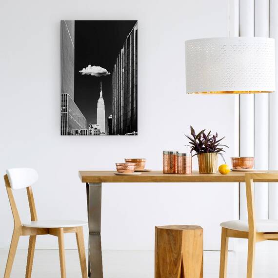 Tablou Canvas - Un Singur Nor, Oras, Strada, Turism, Peisaj Urban, Arhitectura, Marime: 60 x 90 cm - 4- Roveli