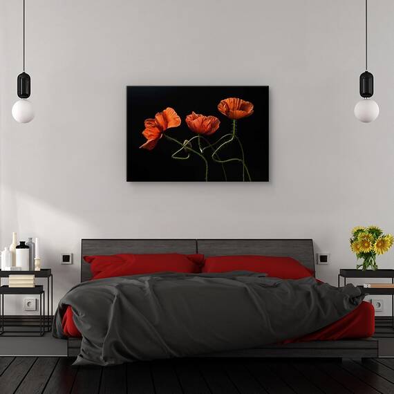 Tablou canvas - Helenium, Natura moarta, Portocaliu, Flori, Vara, Marime: 60 x 90 cm - 3- Roveli