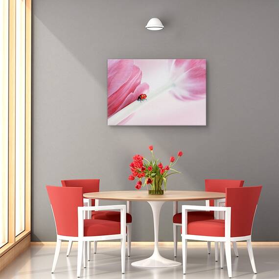 Tablou canvas - Campul ireal Canola, Flori, Copac, Nor, Marime: 60 x 90 cm - 4- Roveli