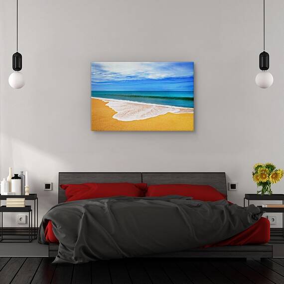 Tablou canvas - Maci, Peisaj, Camp, Flori, Vara, Marime: 60 x 90 cm - 3- Roveli
