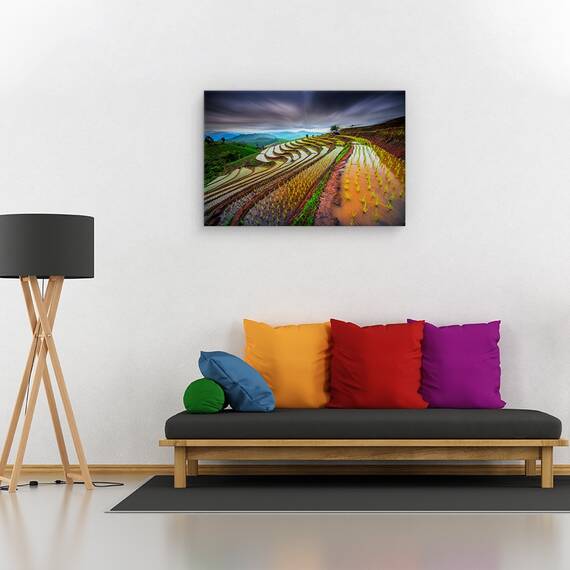 Tablou canvas - Sa inceapa spectacolul, Flori, Insecte, Strain, Cuplu, Marime: 60 x 90 cm - 2- Roveli