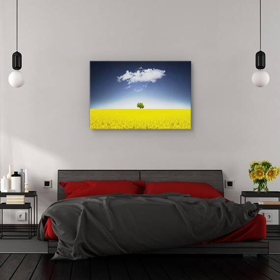 Tablou canvas - Trandafir colorat, Flori, Roz, Roua, Petale, Marime: 60 x 90 cm - 3- Roveli