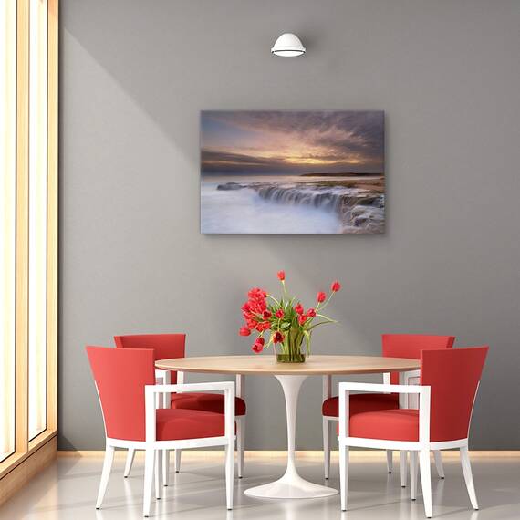 Tablou canvas - Iluzii, Peisaj, Barca, Linistita, Armonie, Marime: 60 x 90 cm - 4- Roveli