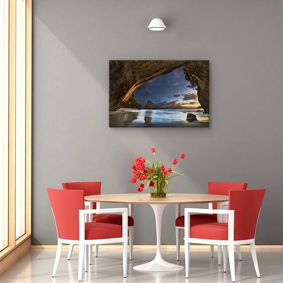 Tablou canvas - Lalele, Natura moarta, Petale, Flori, Rosu, Marime: 60 x 90 cm - 4- Roveli
