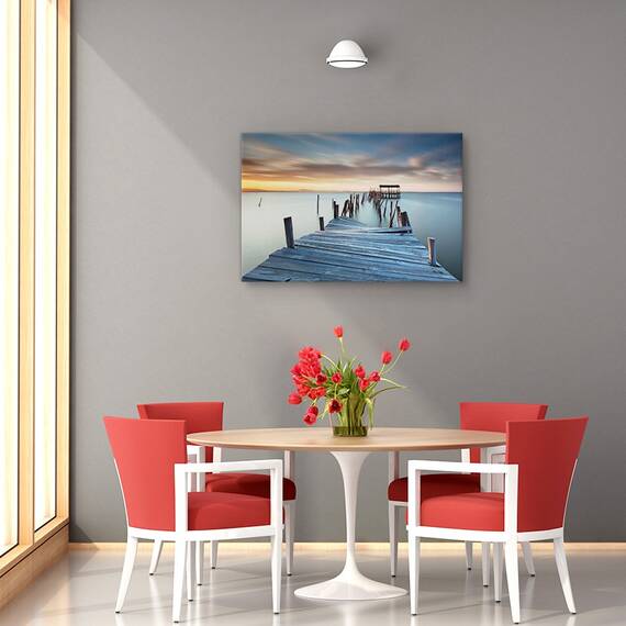 Tablou canvas - Cascada, Peisaj, Ocean, Coasta, Marime: 60 x 90 cm - 4- Roveli