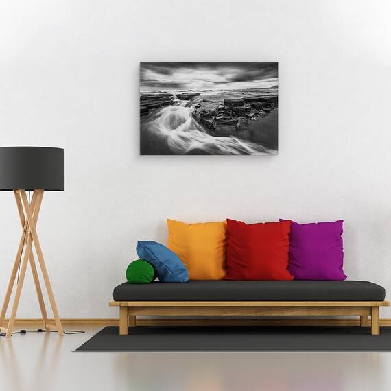Tablou canvas - Dansul apei, Peisaj, Rasarit, Australia, Stanca, Marime: 60 x 90 cm - 2- Roveli