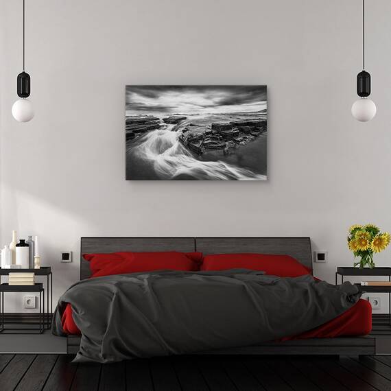 Tablou canvas - Dansul apei, Peisaj, Rasarit, Australia, Stanca, Marime: 60 x 90 cm - 3- Roveli