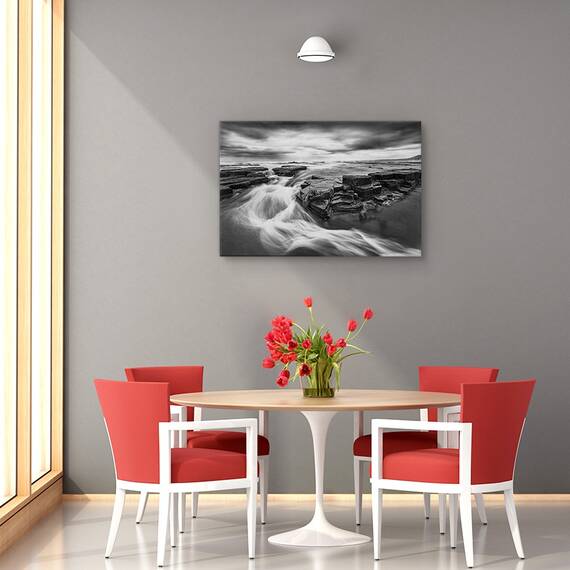 Tablou canvas - Dansul apei, Peisaj, Rasarit, Australia, Stanca, Marime: 60 x 90 cm - 4- Roveli