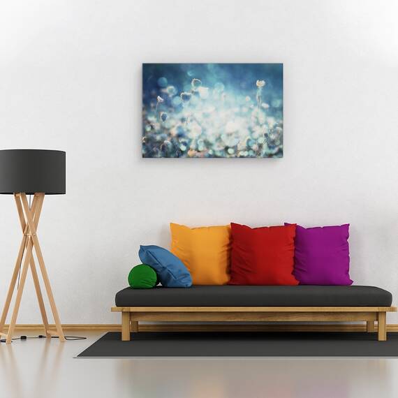 Tablou canvas - Dimineata cu maci, Flori, Rosu, Romantic, Marime: 60 x 90 cm - 2- Roveli