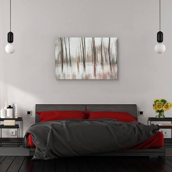 Tablou canvas - Flori, Iarna, Zapada, Marime: 60 x 90 cm - 3- Roveli