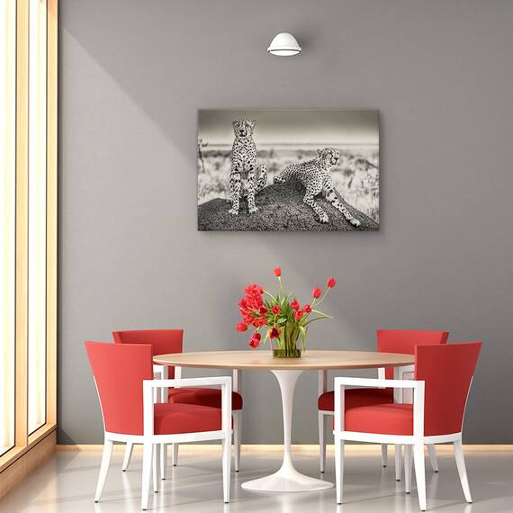Tablou canvas - Nuante pastelate, Peisaj, Ghetar, Padure, Copaci, Marime: 60 x 90 cm - 4- Roveli