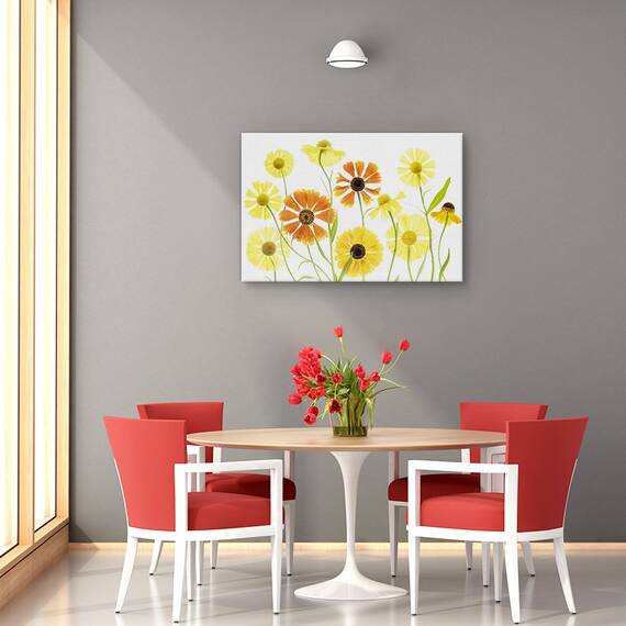 Tablou canvas - Buburuze pe hortensie, Flori, Violet, Dragoste, Romantic, Marime: 60 x 90 cm - 4- Roveli