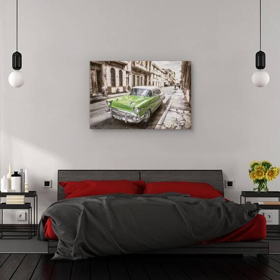 Tablou canvas - Maci si buburuze, Natura moarta, Rosu, Flori, Simplu, Marime: 60 x 90 cm - 3- Roveli