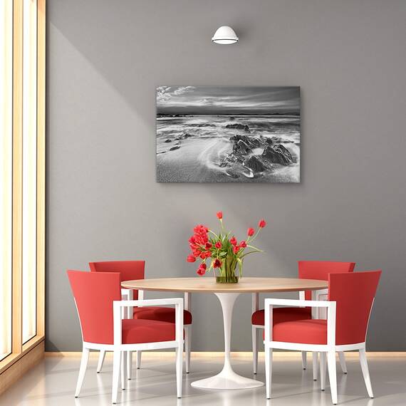 Tablou canvas - La Rompiente, Peisaj, Spania, Coasta, Mare, Marime: 60 x 90 cm - 4- Roveli