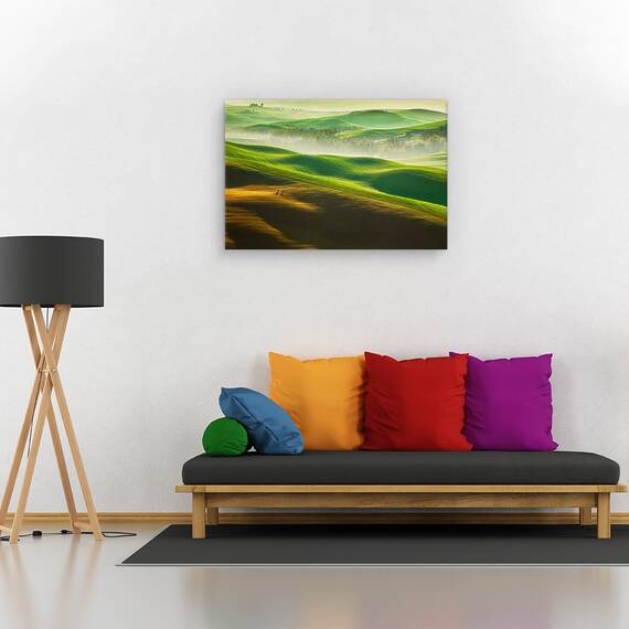 Tablou canvas - Doua continente, Yellowstone, Portret, Comunicare, Bodyart, Aur, Marime: 60 x 90 cm - 2- Roveli